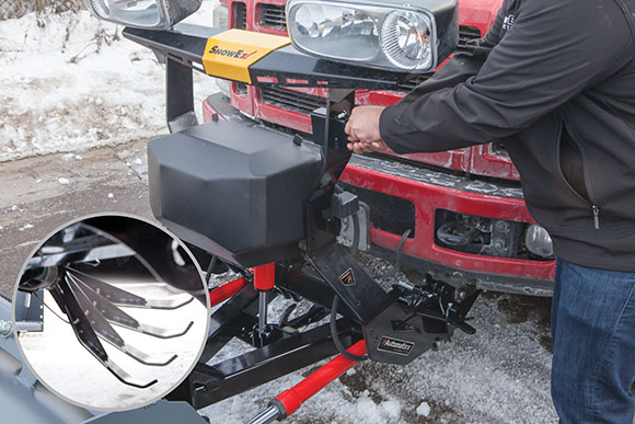 The New SnowEx Automatixx Snow Plow Attachment System