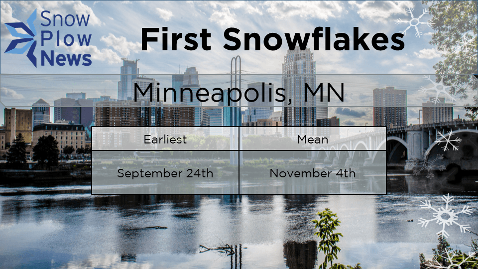 First Snow Flakes are Due in Just a Few Weeks SnowPlowNews