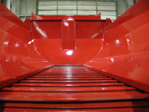 Bonnell Conveyor Truck Body in Red