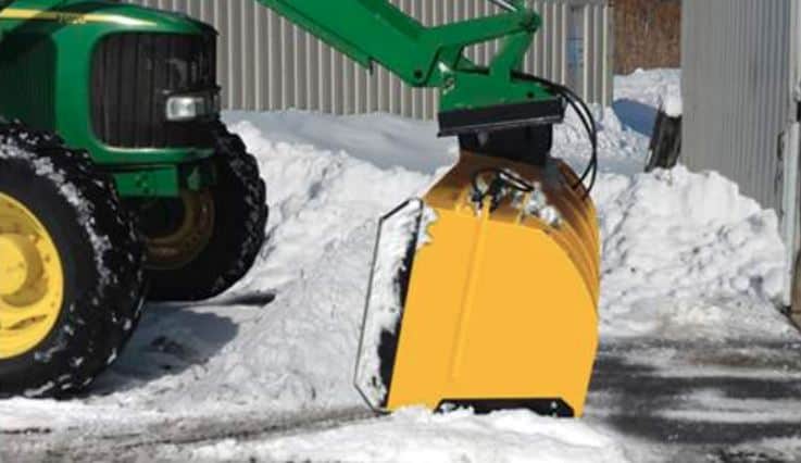 Meyer Power Box Snow Plow back-dragging