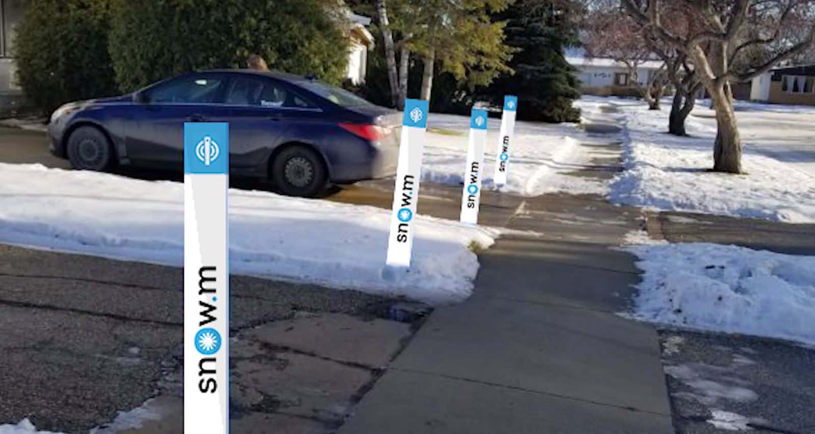Never Miss a Property Again with Smart Snow Markers!