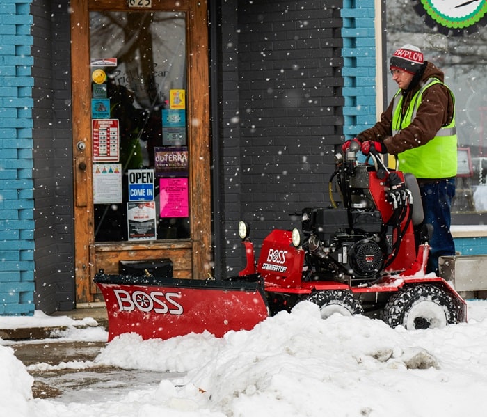 The BOSS Snowrator Lowers Your Labor Needs!