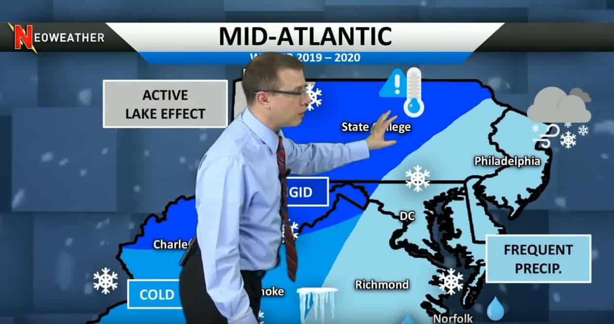 Official Mid-Atlantic Long Range Winter Forecast 2019/20