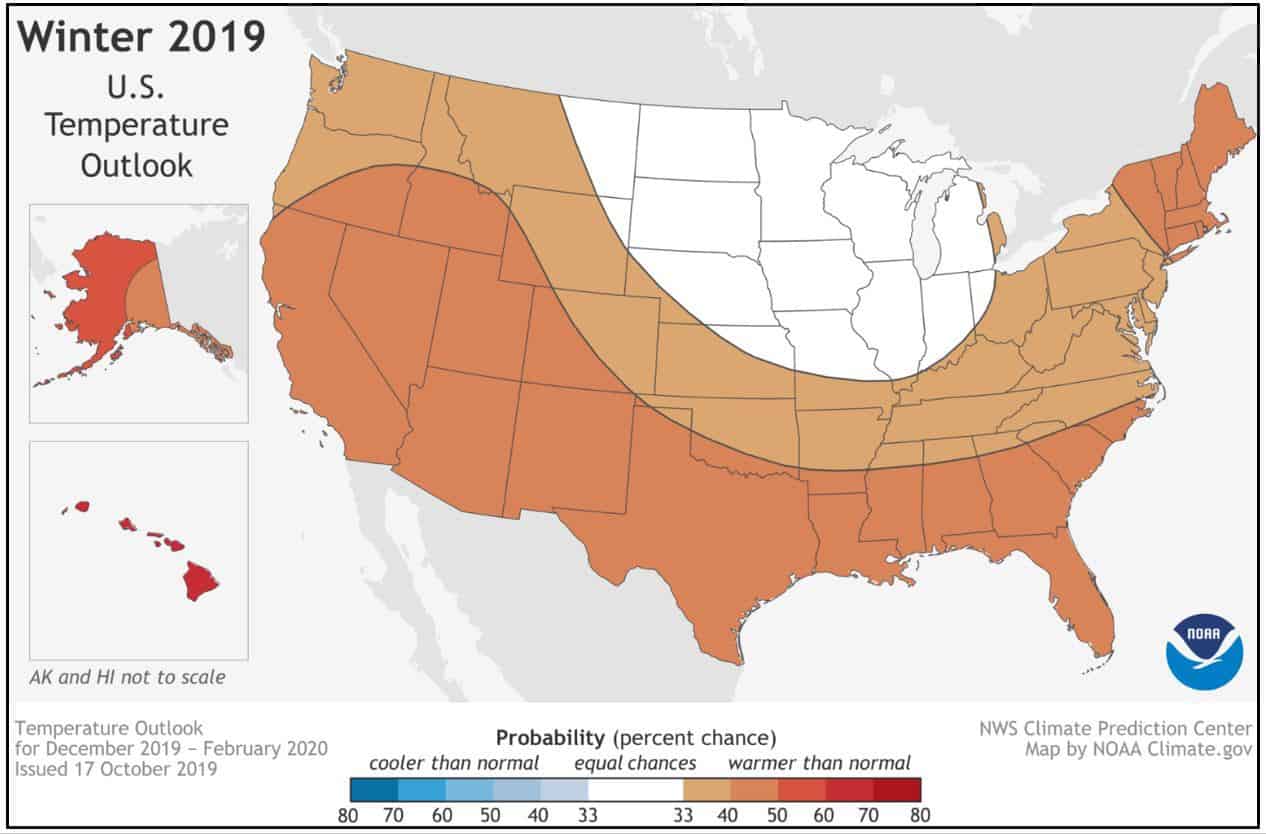 2019-2020 Winter Weather Outlook from NOAA