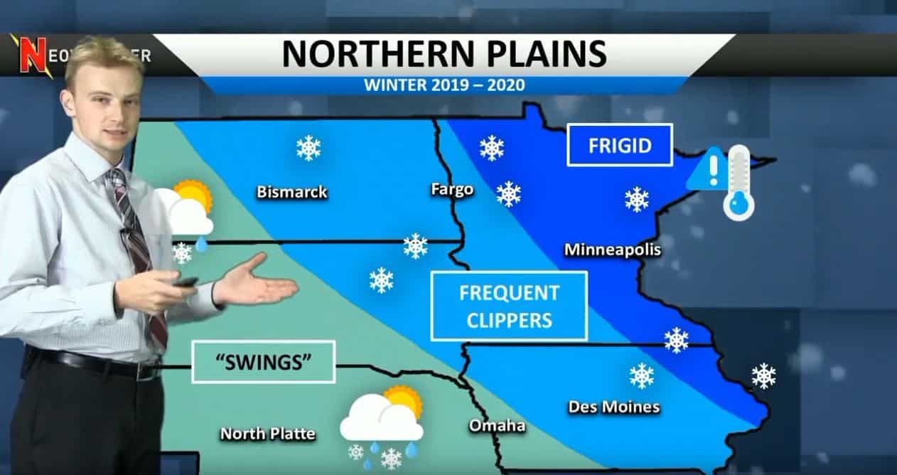 Official Northern Plains Long Range Winter Forecast 2019/20