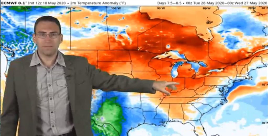 Late May Weather Temps Map - Expect Warmth!