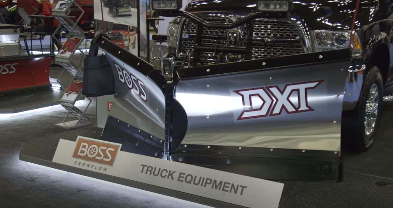 Boss DXT V Plow at the 2020 World Truck Show