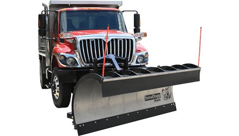 SnowDogg by Buyers Municipal Stainless Steel Plow