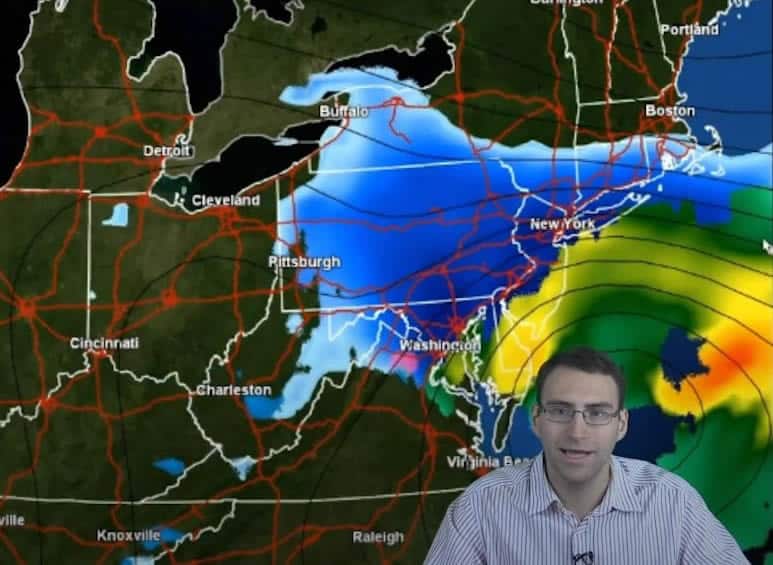 12/18/20 Snow Storm Map from Neoweather