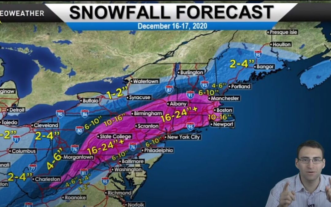 12/14/20 Forecast: A Couple of Feet of Snow Coming!