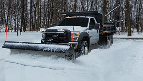 SnowDogg Plow on 10,000+ weight truck