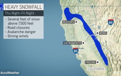High Risk of Flooding And Feet Of Mountain Snow Expected on West Coast