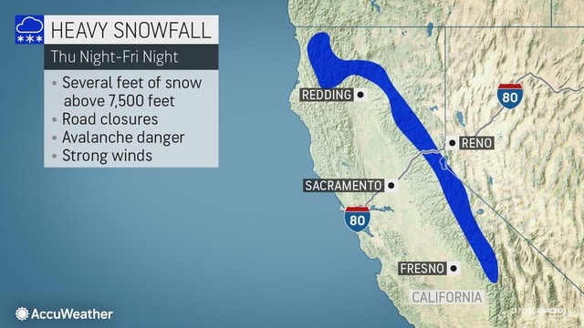 High Risk of Flooding And Feet Of Mountain Snow Expected on West Coast