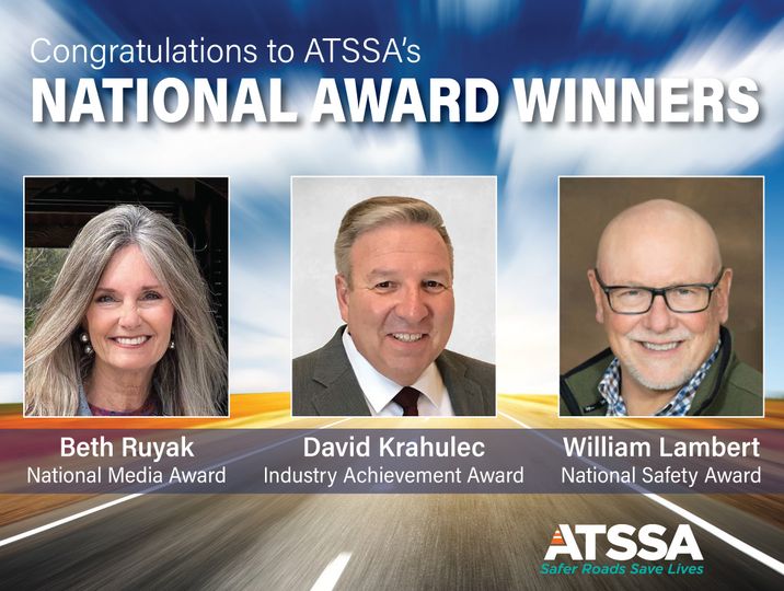 ATSSA Honors Three with National Awards
