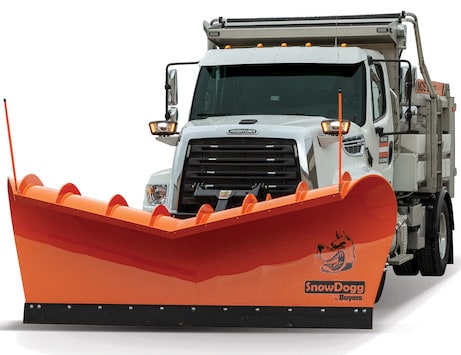 SnowDogg Expressway Municipal Snow Plow mounted on a truck.